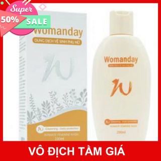 Dung dịch vệ sinh Womanday – Hỗ trợ làm sạch, giảm nấm ngứa vùng kín (200ml)