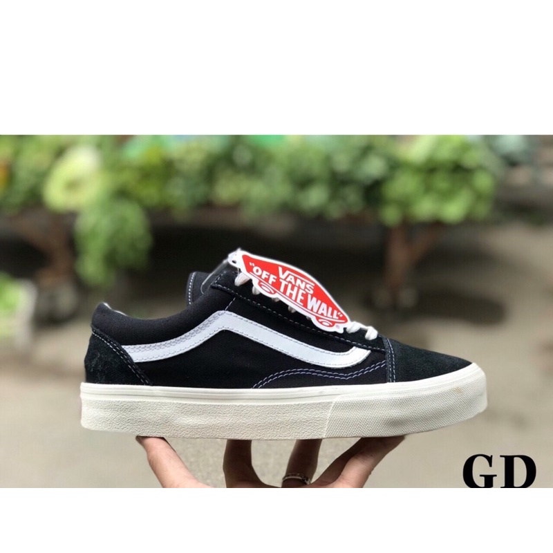 Giày_Vans đen , Giày vans vault Thể Thao Nam Nữ Full Box Bill VANS NỈ ĐEN | BigBuy360 - bigbuy360.vn