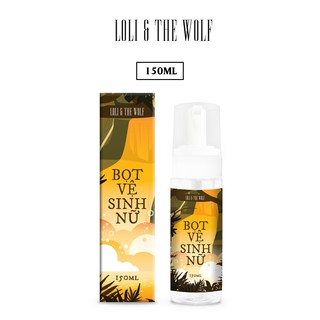 Dung dịch vệ nữ dạng bọt cho vùng kín chính hãng chai 150ml siêu tiết kiệm - LOLI & THE WOLF