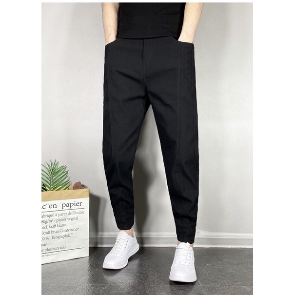 Quần Jogger Kaki nam, quần jogger kaki vải co dãn, bo ống, dáng chuẩn đẹp Edo Menswear, Xu hướng thời trang 2022