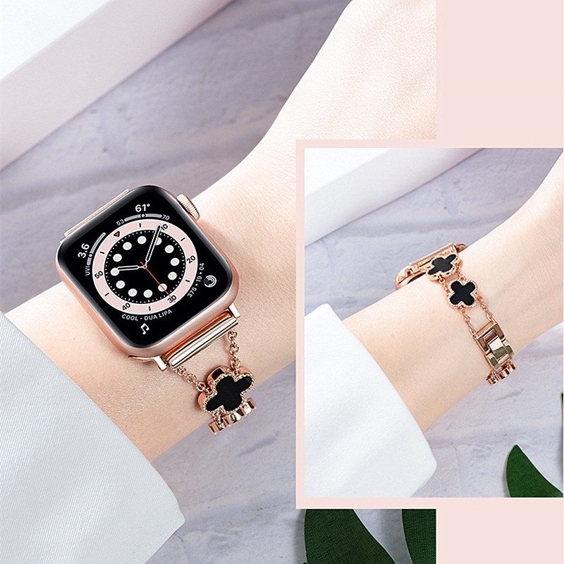 Dây Đồng Hồ Đeo Tay Bằng Thép Không Gỉ 2023 Dành Cho Apple Watch 7 Band 41Mm 40Mm 38Mm iwatch se 6 5 4 3 45Mm 44Mm 42Mm
