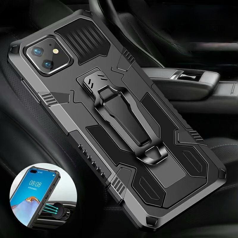 Ốp điện thoại thể thao có giá đỡ nam châm thời trang thích hợp cho Iphone 6 6s 7 8 Plus Se 2020 X Xr Xs Max