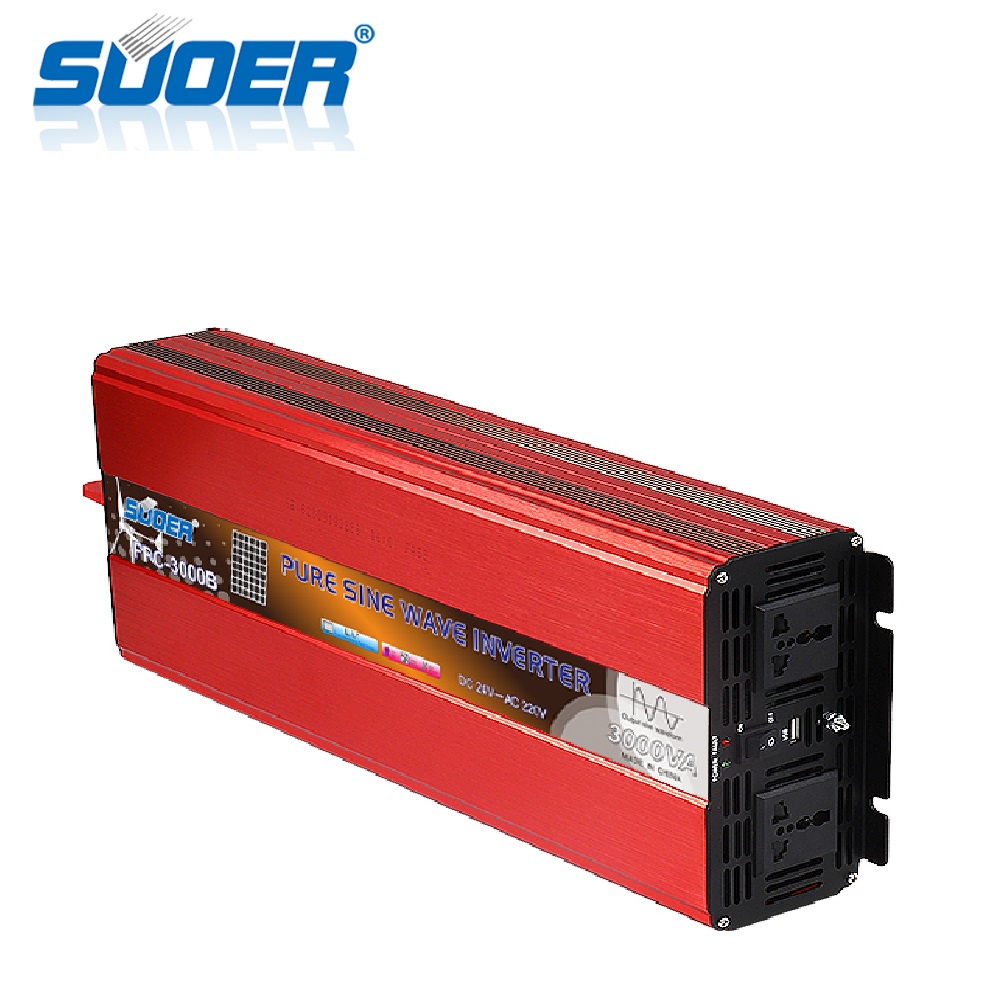 Bộ kich điện sin chuẩn Suoer 3000w 24v sang 220v FPC-3000B đúng công suất