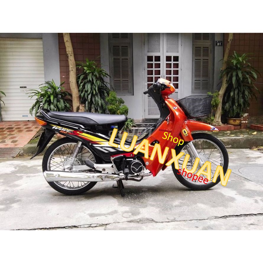 (HOT) Bộ Dàn áo xe wave thái 1 bóng -wave ZX -wave alpha 110 cam -wave nhỏ đời 2002- 2006-Fuil nhựa nguyên sinh