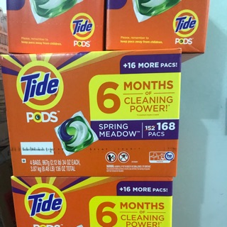 Thùng Tide 168 viên giặt, tiện dụng và tiết kiệm hơn so với bột giặt