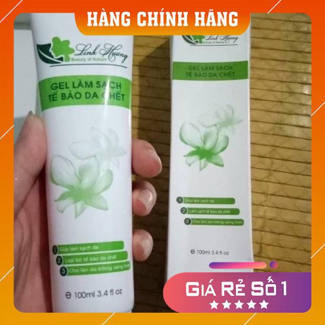 Gel làm sạch tế bào da chết Linh Hương xuất xứ công ty TNHH đầu tư thương mại Thái Hương