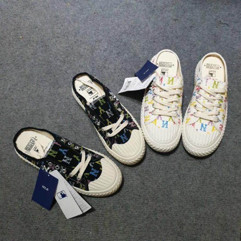 Giày Sục NY ⚡️𝐅𝐑𝐄𝐄 𝐒𝐇𝐈𝐏⚡️ Giày Sục Nữ Đạp Gót NY Họa Tiết Mới 2021 hàng cao cấp | BigBuy360 - bigbuy360.vn