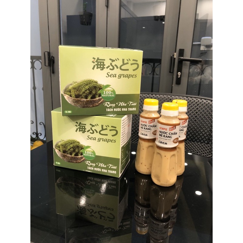 1kg chia 10 bịch rong nho tách nước thượng hạng đạt tiêu chuẩn xuất khẩu