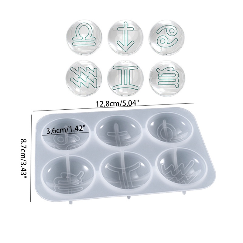 Khuôn Silicone Làm Biển Hiệu Cung Hoàng Đạo DIY