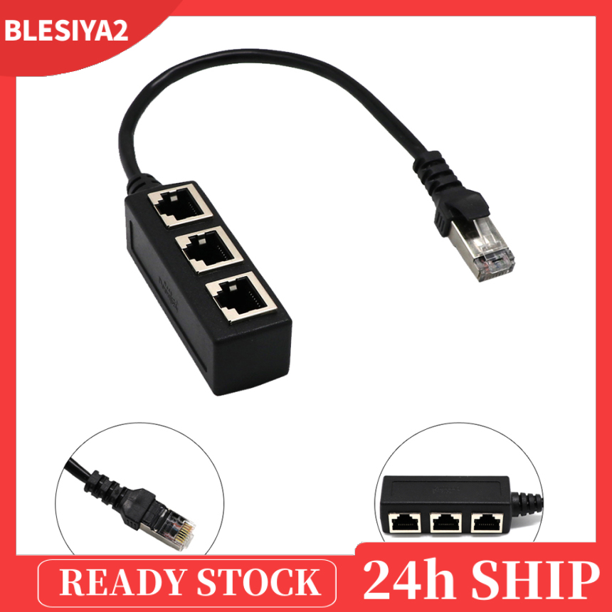 (Hàng Mới Về) Đầu Nối Dây Cáp Mạng Lan Rj45 1 Sang 3 Ethernet Lan 3 Chiều Chuyên Dụng | BigBuy360 - bigbuy360.vn