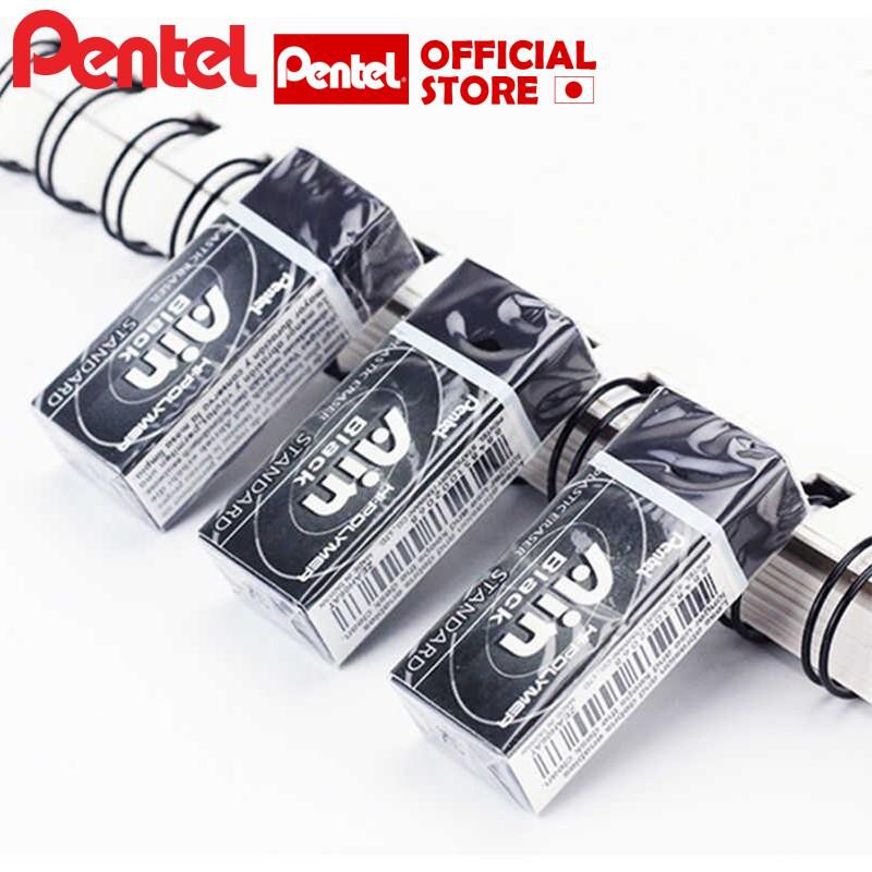 Gôm Tẩy đen SIÊU SẠCH Pentel Tẩy sạch mọi độ đậm nhạt của chì