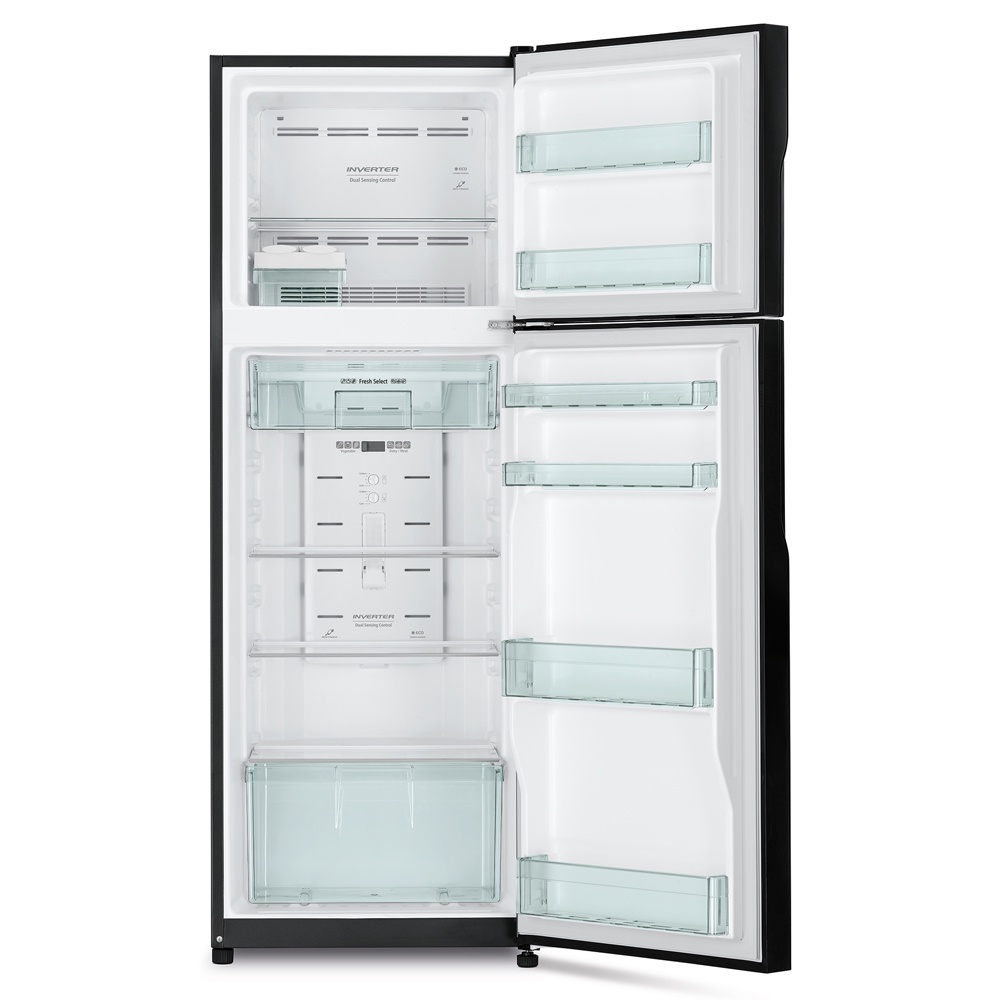Tủ lạnh Hitachi Inverter 290 lít R-H350PGV7(BSL) - Cảm biến nhiệt độ Eco, Ngăn trữ chuyển đổi, Miễn phí giao hàng HCM.