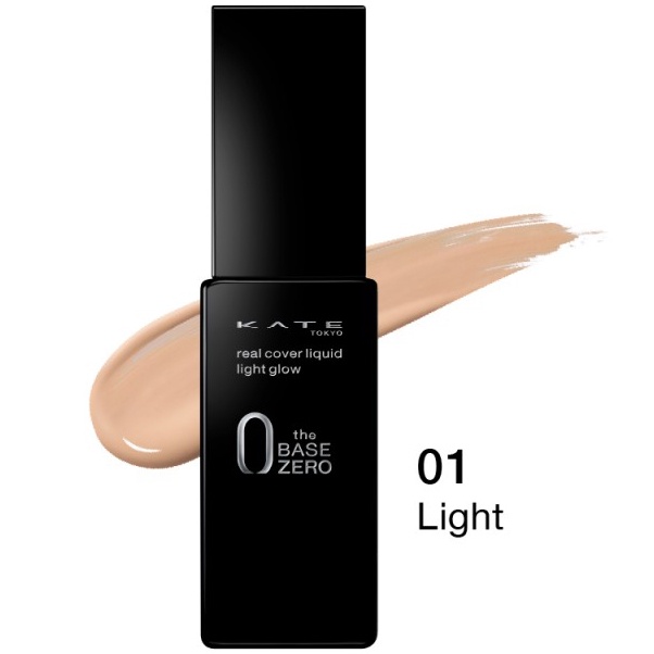 Bộ Kem Lót & Kem Nền Kate Tokyo Real Cover Liquid Light Glow Set 1 #01 (Nude Beige) | BigBuy360 - bigbuy360.vn