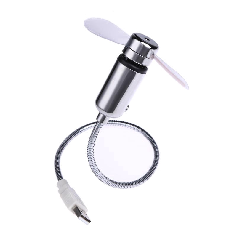 Quạt tản nhiệt đèn LED USB 2.0 linh hoạt cho máy tính