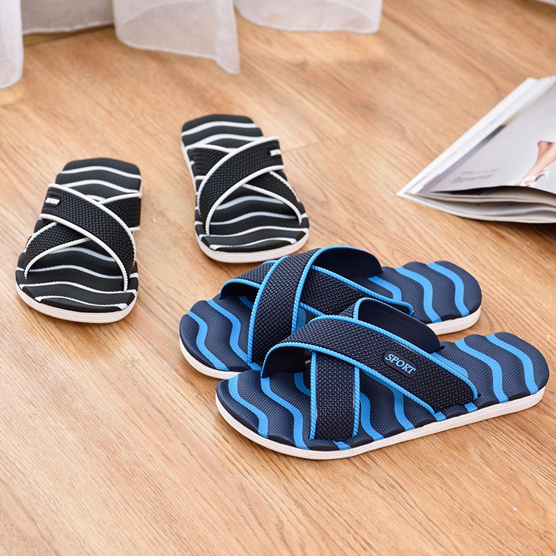 Men's Home Furnishing Flip-Flop Sandals and Slippers Massage Beach Tow Men