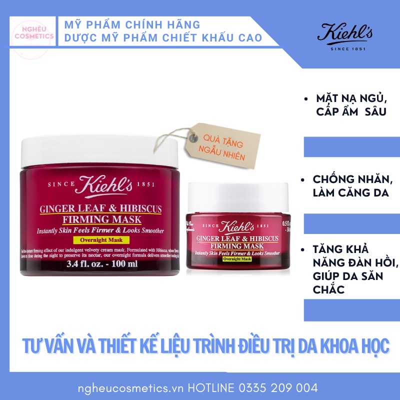 MẶT NẠ NGỦ CHỐNG LÃO HOÁ KIEHL.S GINGER LEAF