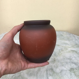  Chậu bonsai Chum đỏ đất nung gốm Bát tràng 1 size BM-183 