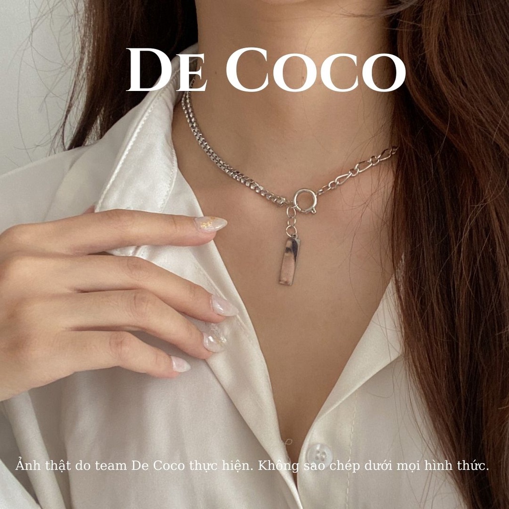 Vòng cổ choker Silver Bar decoco.accessories