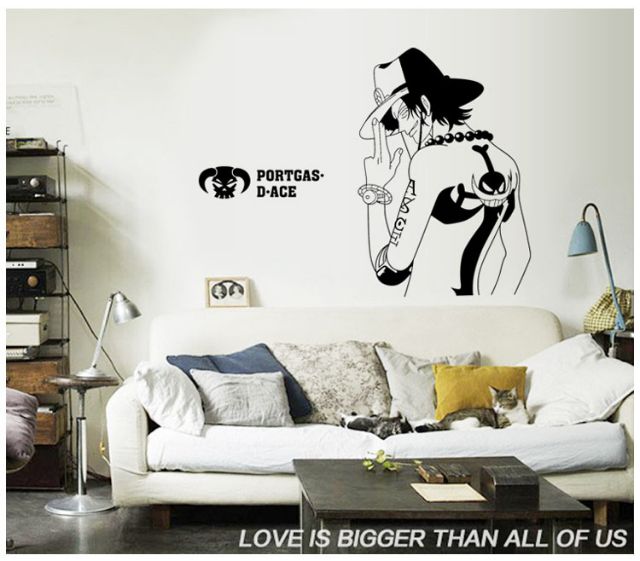 Decal tranh dán tường One Piece
