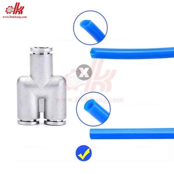 Nối nhanh ba ngã inox IPY