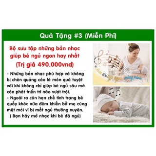 combo bộ bốc thôi nôi cho bé gái