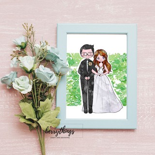 Tranh chibi theo yêu cầu