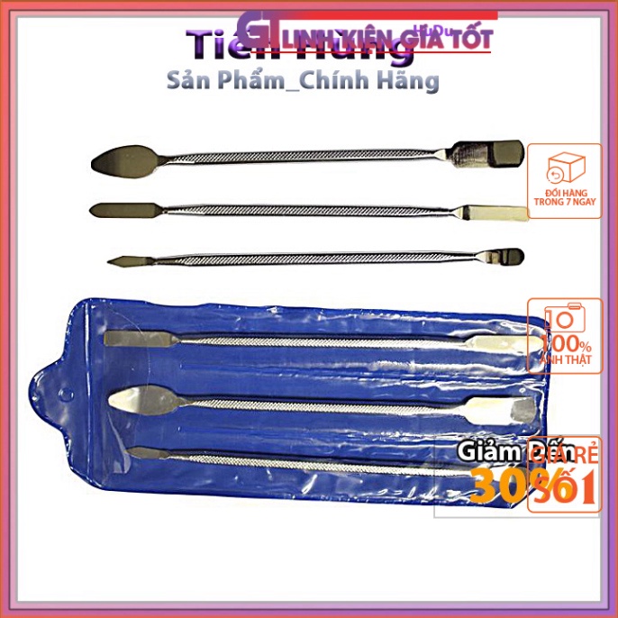Bộ dụng cụ 3 cây tháo mở màn hình sửa chữa điện thoại iPad Laptop thép không rỉ