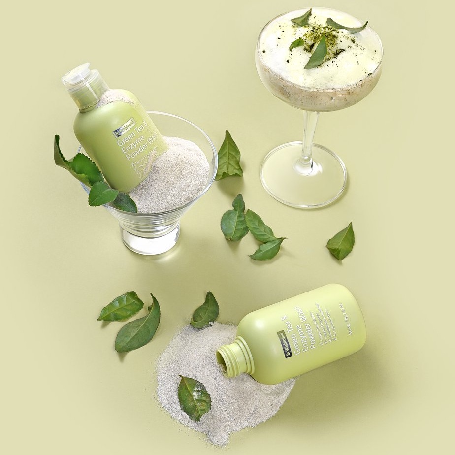 By Wishtrend Bột Rửa Mặt Trà Xanh Green Tea & Enzyme Powder Wash 70g
