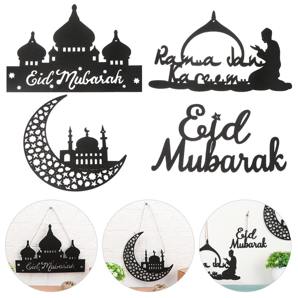 Thẻ Treo Trang Trí Họa Tiết Eid Mubarak Phong Cách Hồi Giáo Độc Đáo DIY
