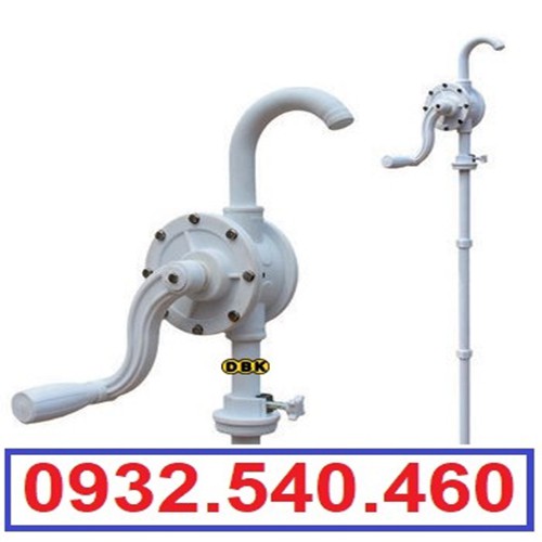 Bơm quay tay hóa chất bằng nhựa PP DBK LG-1015C