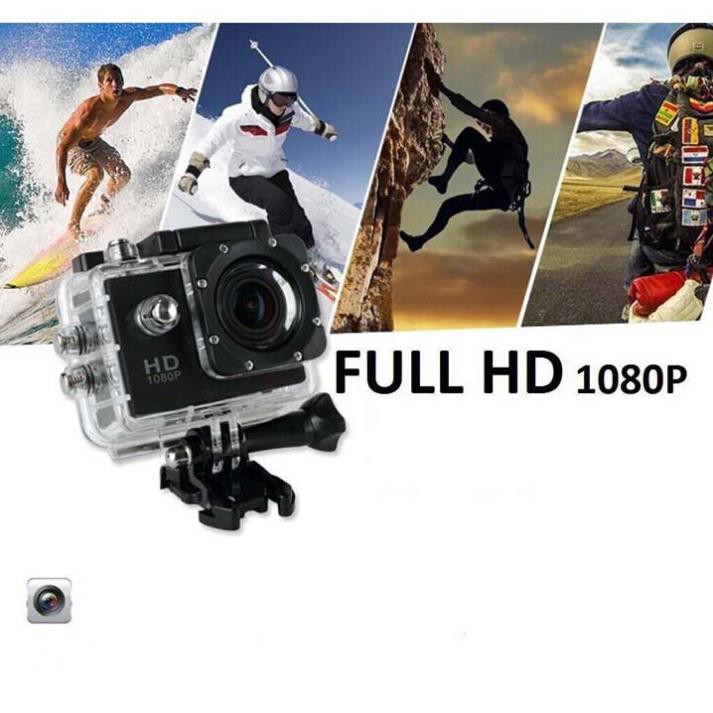 [Hàng nhập khẩu] Camera hành trình 2.0 FULL HD 1080P Sport Cam A9 chống rung cho xe máy phượt