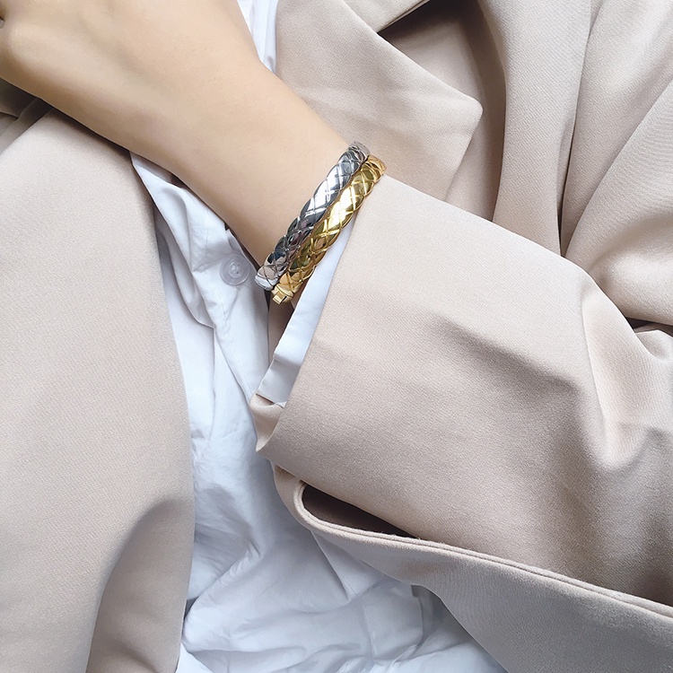 Vòng tay nam nữ CDE Crush Gold Bracelet CDE2012