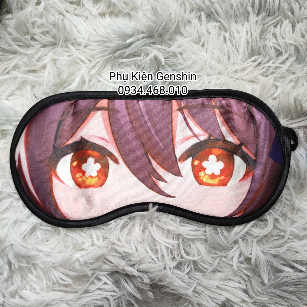 Bịt mắt ngủ Genshin Impact có kèm gel massage thư giãn