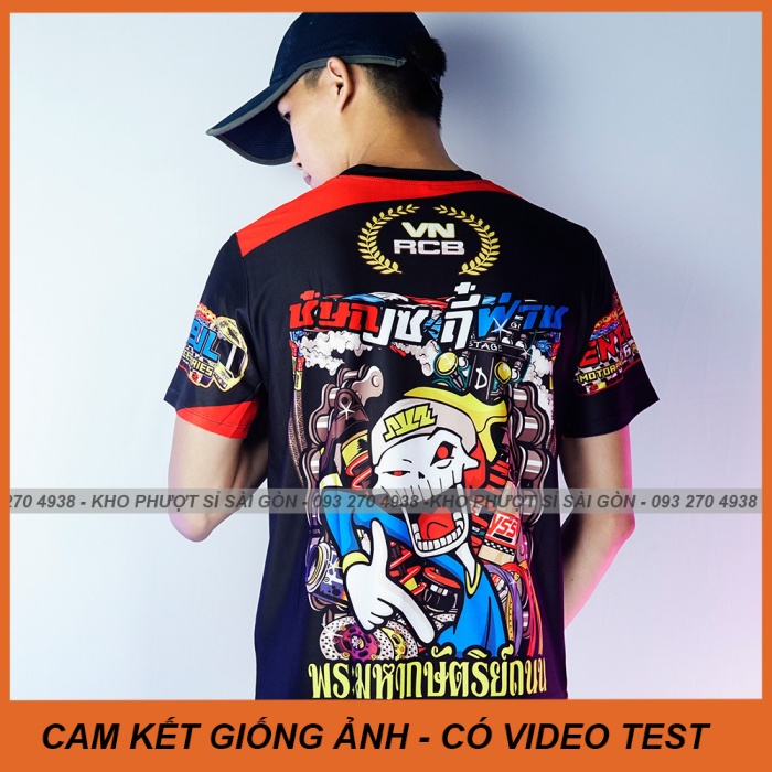 Kho Sỉ SG - Áo thun đua xe in hình Chibi 3D Đam mê tốc độ Racing - Áo thun nam tem xe Uma Racing