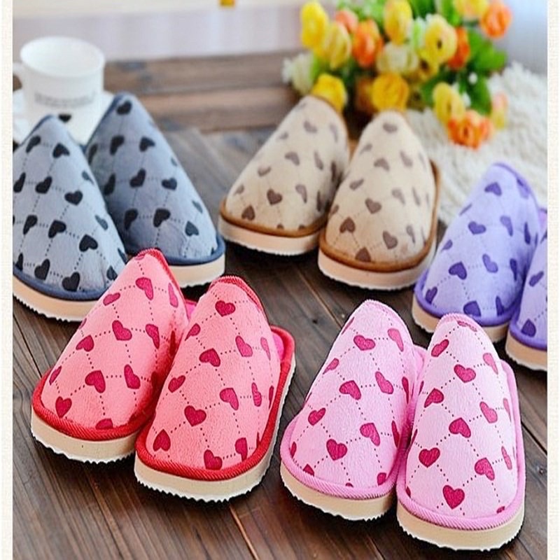 Dép bông  đi trong nhà đế xốp cực đẹp Free Size
