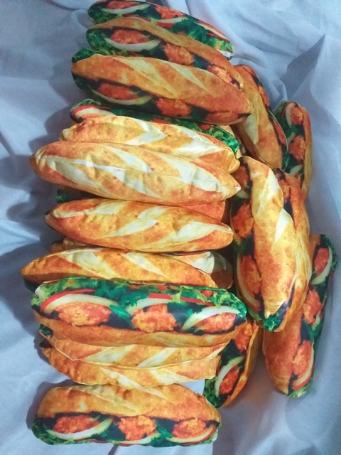 [SIÊU RẺ] Gối Ôm Bánh Mì Ổ Việt Nam 24cm