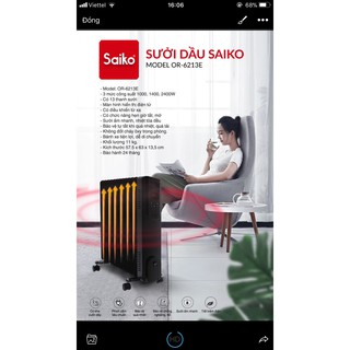 MÁY SƯỞI DẦU SAIKO OR-6213E