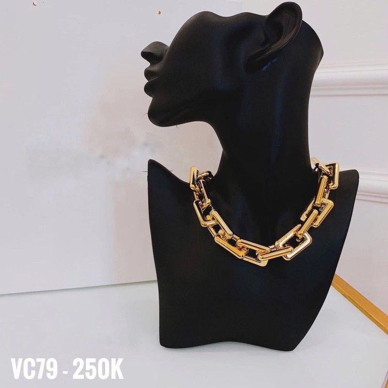 VÒNG CỔ CHOKER XÍCH VUÔNG