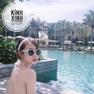 Kính râm, Kính mát Mắt tròn tròng chống nắng uv thời trang