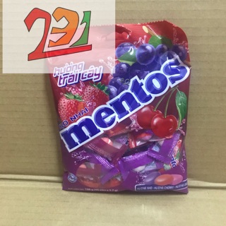 Túi 40 Kẹo Nhai Mentos Trái Cây Berry Mix 108g