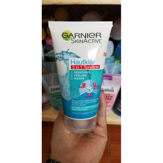 Sữa rửa mặt Garnier SkinActive Hautklar 3 in 1