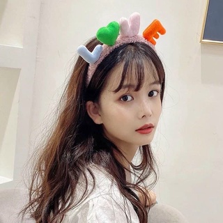 Băng đô phụ kiện tóc bờm tóc LOVE dễ thương
