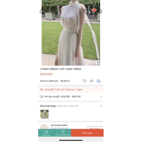 Pass váy maxi tiểu thư new giật tag 520k —> 320k