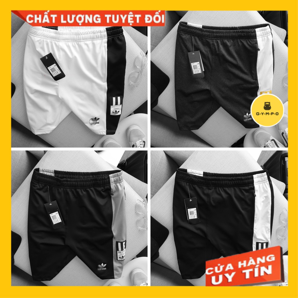 Quần Short Thể Thao Nam Phối Logo Hông Năng Động [ĐỒ TẬP GYM NAM]