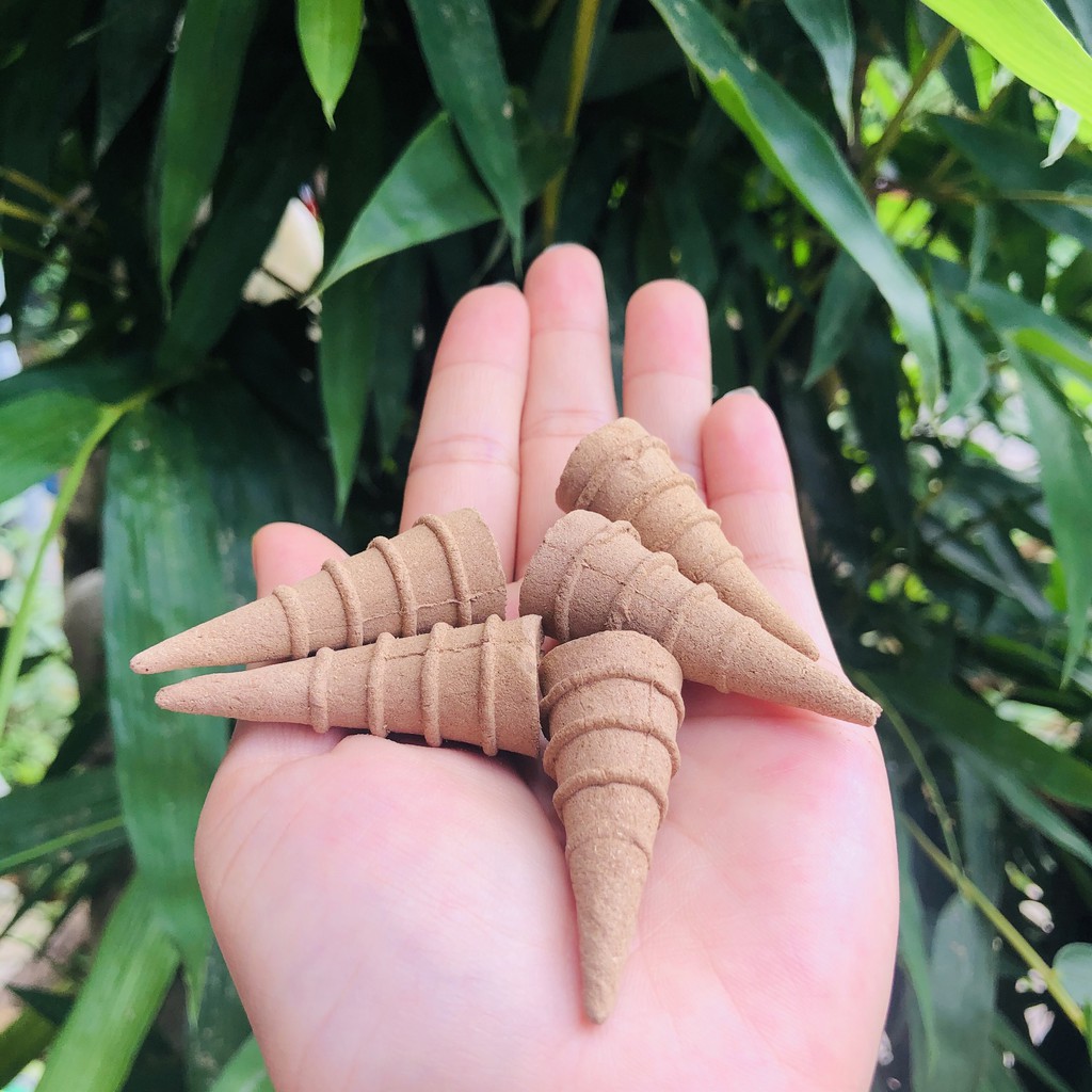 [Hương Nụ Sạch] Hương Nụ Trầm Sen Sạch cao cấp dùng lư xông 5 viên - Hương Trầm Sạch Búp Sen