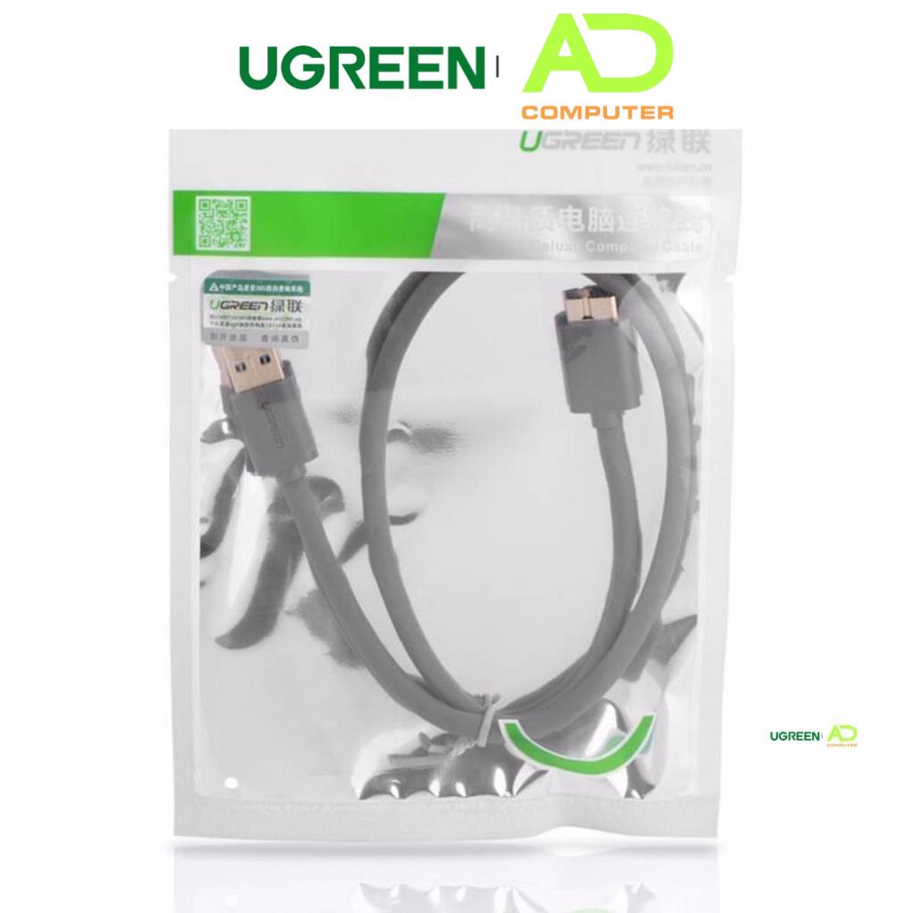 Dây Micro USB 3.0 mạ vàng dài từ 0.25-2m UGREEN US130 dạng dây dẹt và tròn