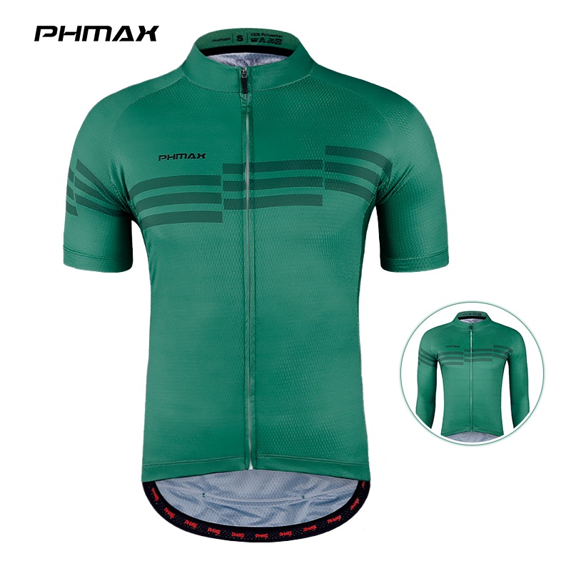 PHMAX Đi xe đạp Jersey ngắn tay dài tay xe đạp đua xe đạp đua Jersey