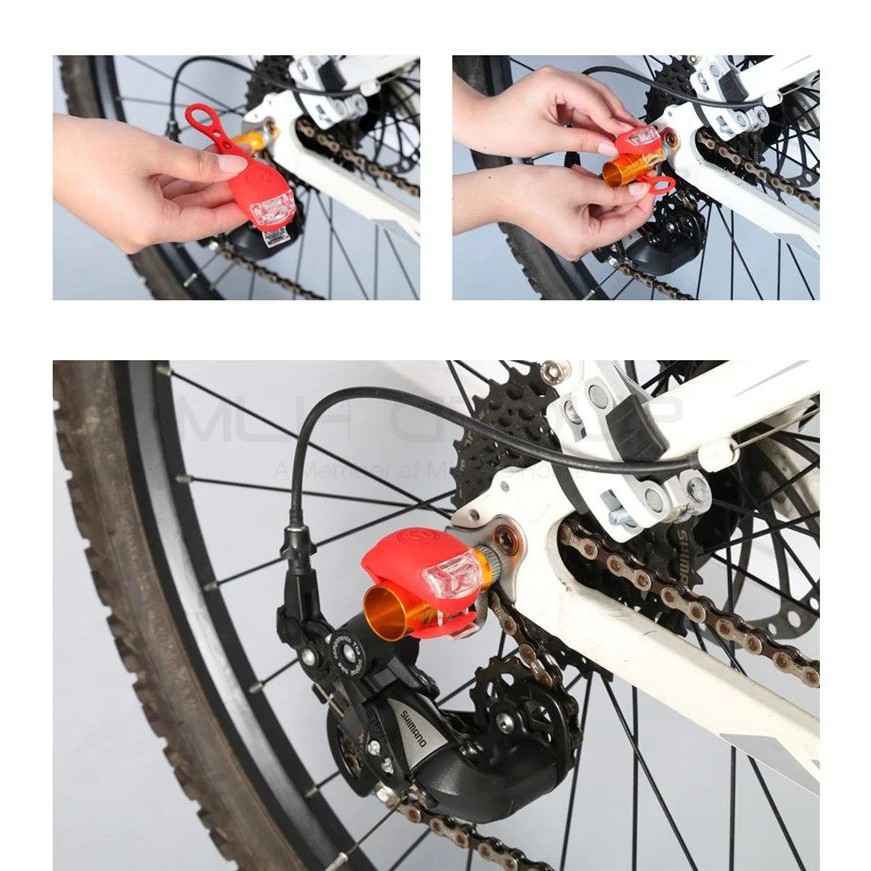 Bộ 2 Thanh Giá Đỡ Mở Rộng Đui Đèn Gắn Trục Giữa Trục Côn, Ti Kẹp Moay Ơ Xe Đạp Trước Sau Cho Đèn Led,Phụ Kiện Xe Đạp MLH