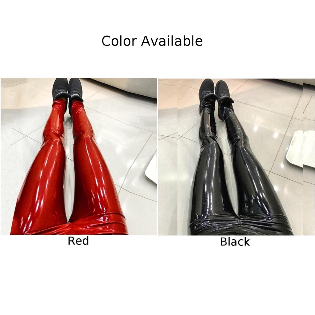 Quần legging da cao su bóng dáng ôm quyến rũ cho nữ | BigBuy360 - bigbuy360.vn