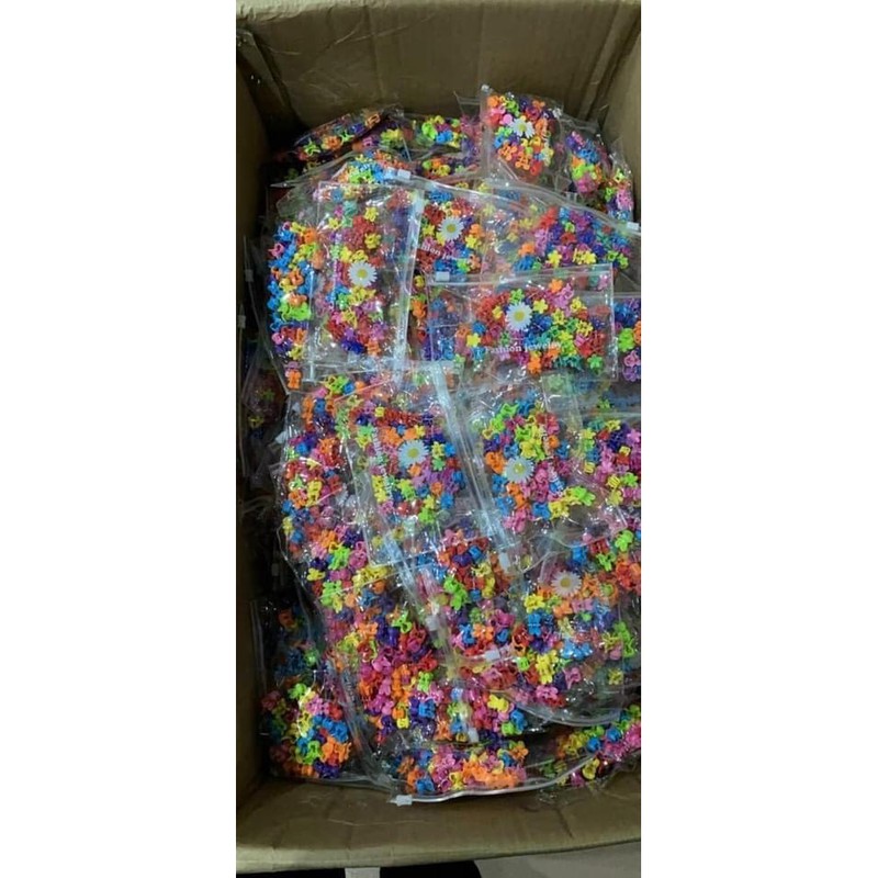 Túi 50 kẹp tóc nhí cho bé
